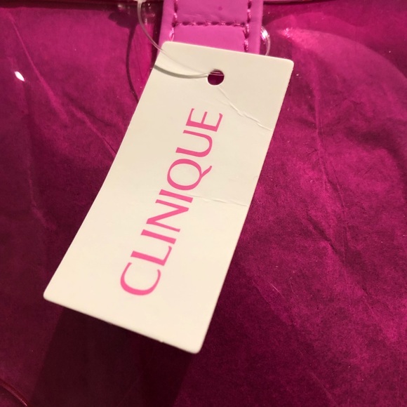 CLINIQUE Pink Transparent Tote Bag - Picture 4 of 8